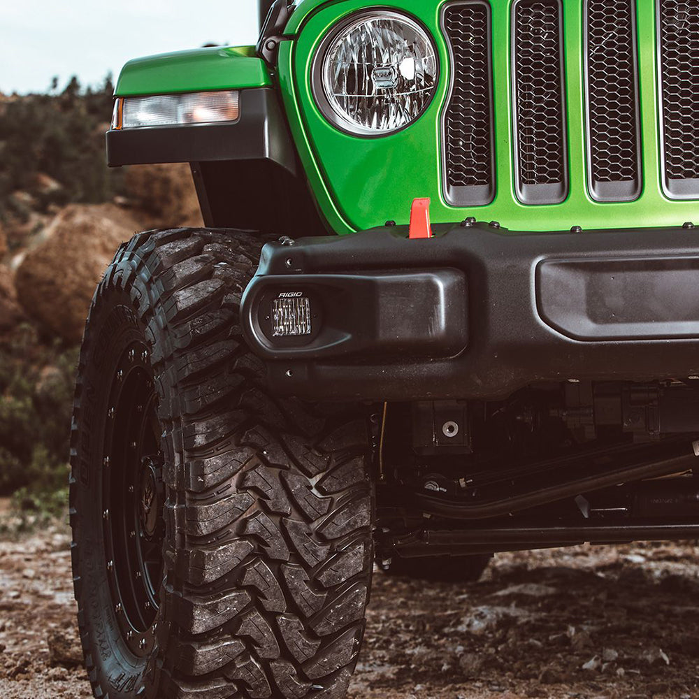 RIGID Industries 2018 Jeep Wrangler JL Fog Mount f2 DSeries Lights 41660