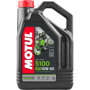 Motul - 5100 Synthetic Blend 4T 10W-40 Engine Oil -4L