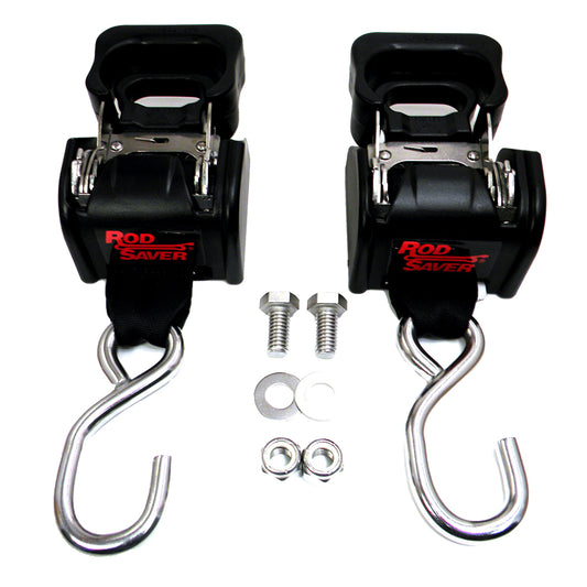 Rod Saver Stainless Steel Retractable Transom TieDown  40  Pair SSRT40