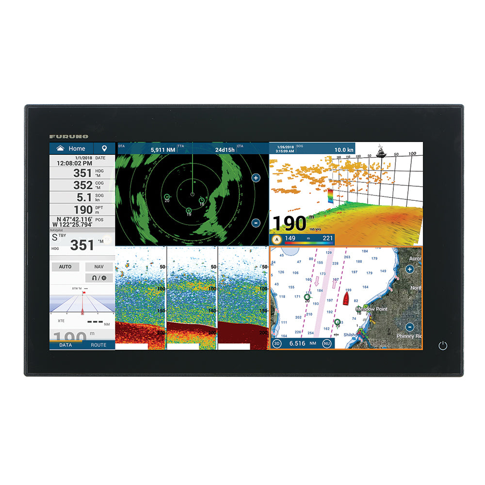 Furuno NavNet TZtouch3 16 MFD w1kW Dual Channel CHIRP Sounder  Internal GPS TZT16F