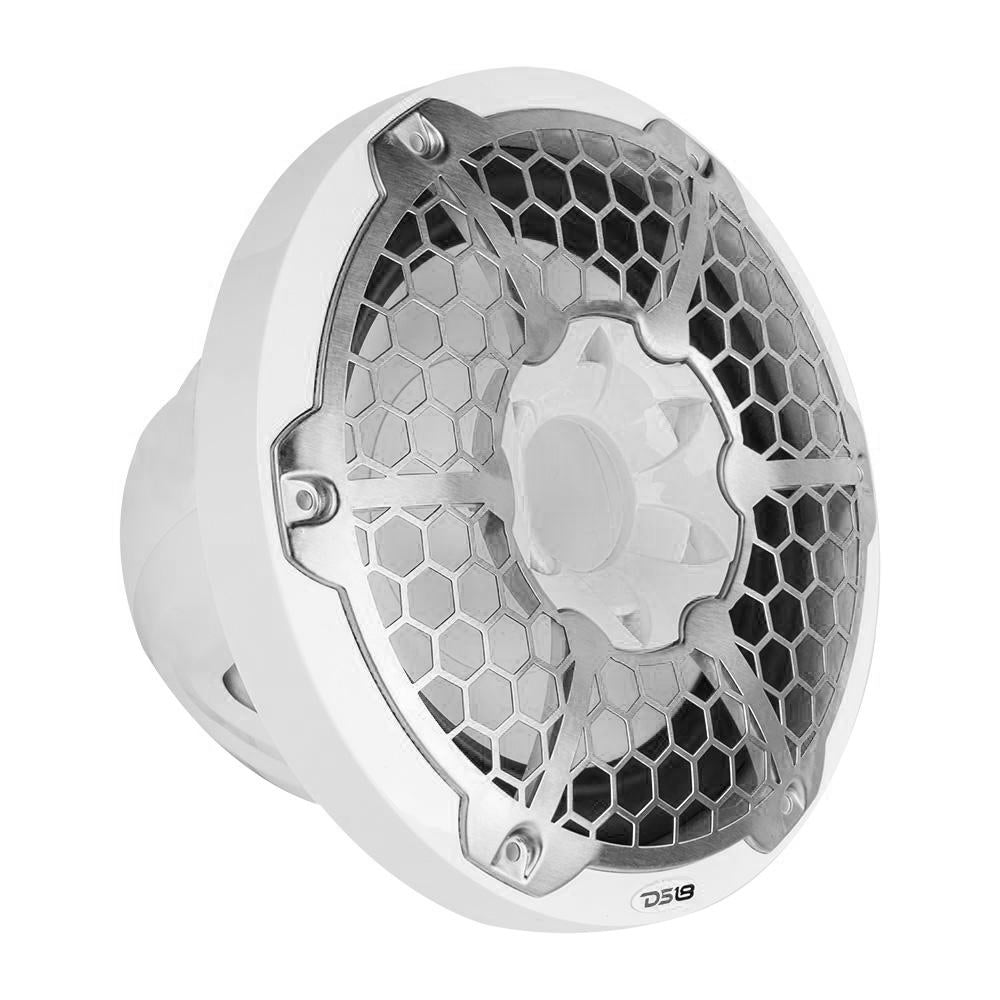 DS18 HYDRO 10 Subwoofer wRGB Lights  600W  White NXL10SUB
