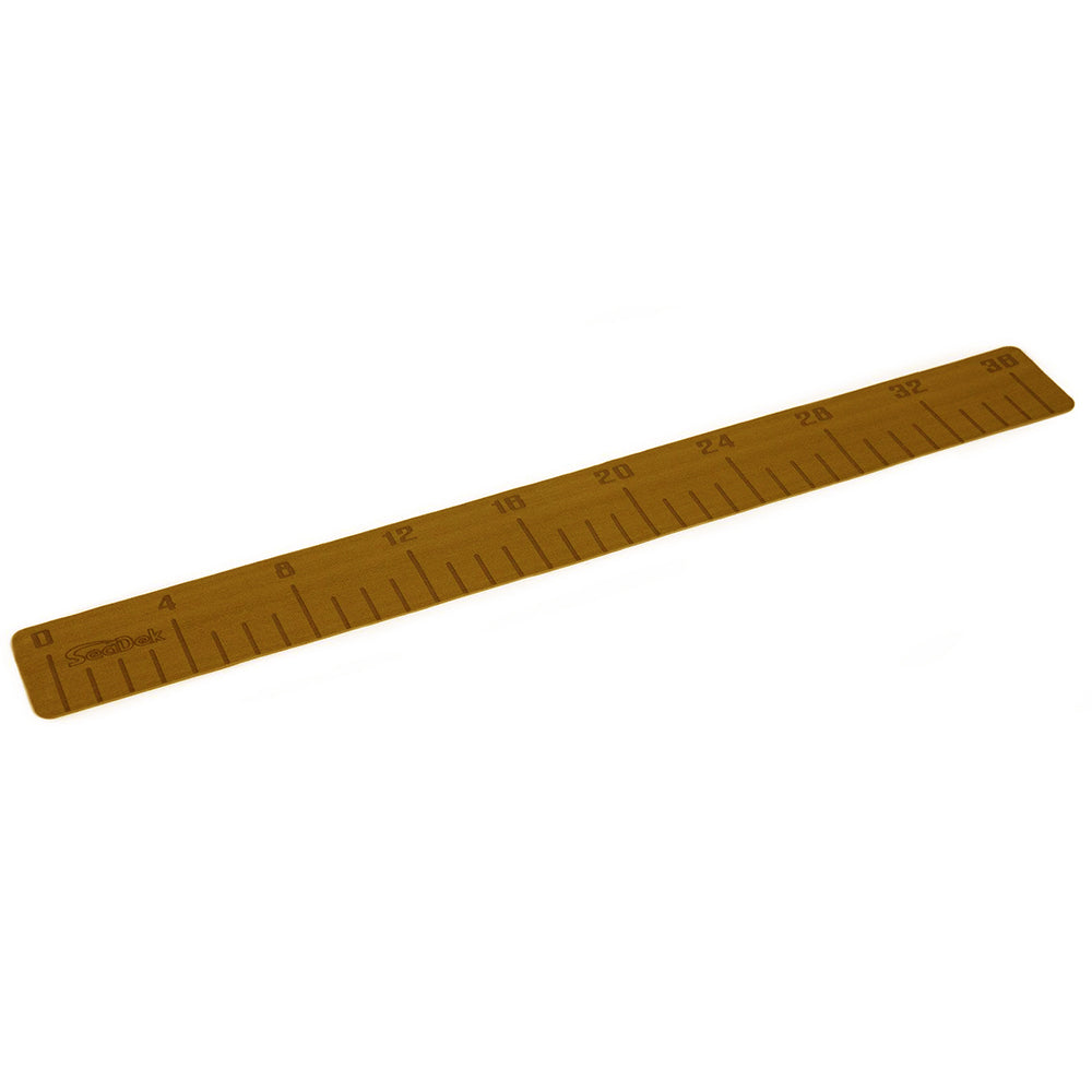 SeaDek 36 Fish Ruler  Mocha Brushed wSeaDek Logo 2213580090