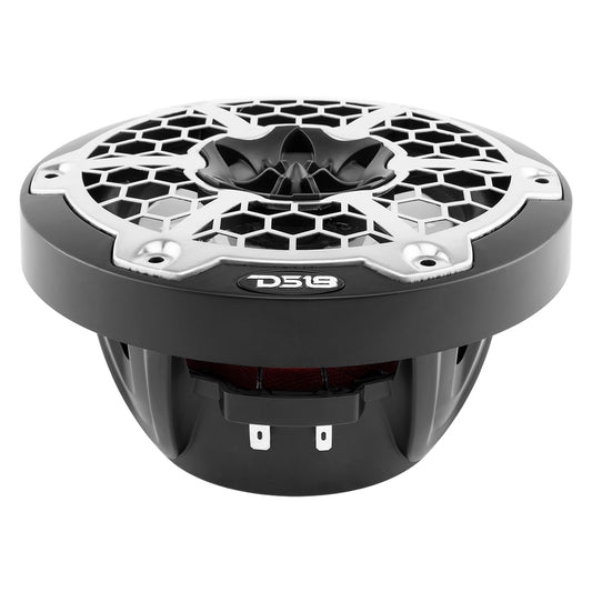 DS18 New Edition HYDRO 65 2Way Marine Speakers wRGB LED Lighting 300W  Black NXL6MBK