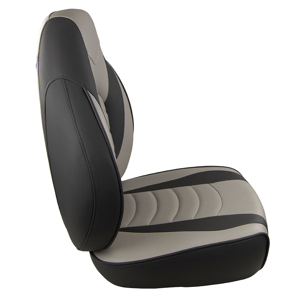 Springfield Fish Pro High Back Folding Seat  CharcoalGrey 10416341