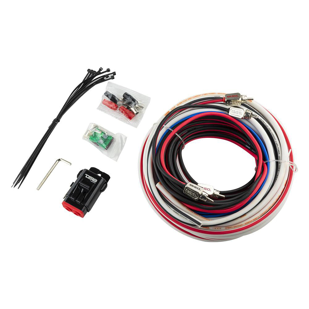 DS18 Hydro Power Amplifier Install Kit  8GA MOFCKIT8