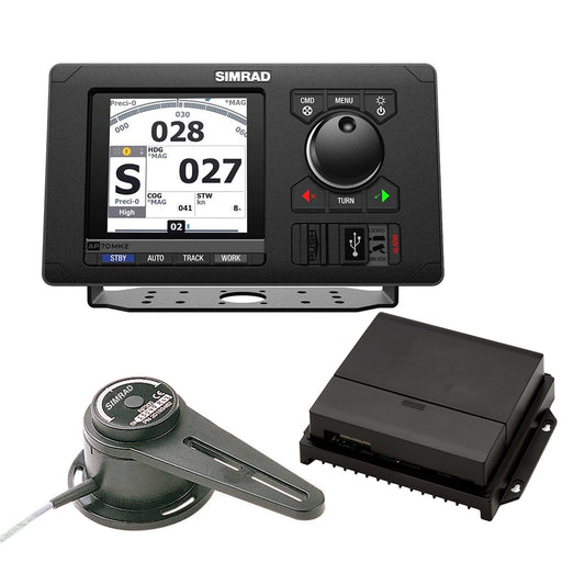 Simrad AP70 MK2 Autopilot Basic Pack Includes AP70 MK2 Control Head AC70 Course Computer  RF300 Feedback 00015039001