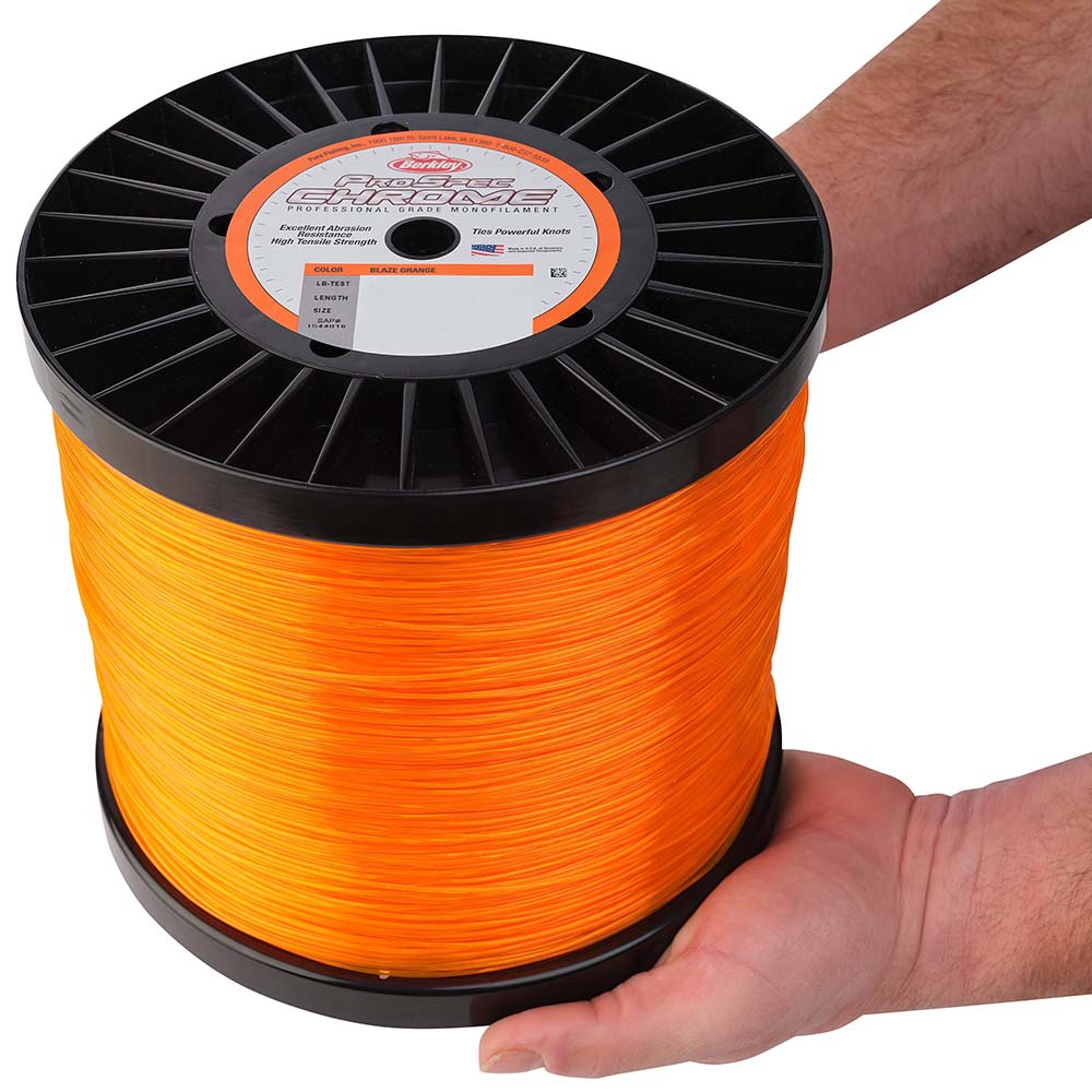 Berkley ProSpec Chrome Blaze Orange Monofilament  30 lb  5000 yds  PSC5B3080 1544010