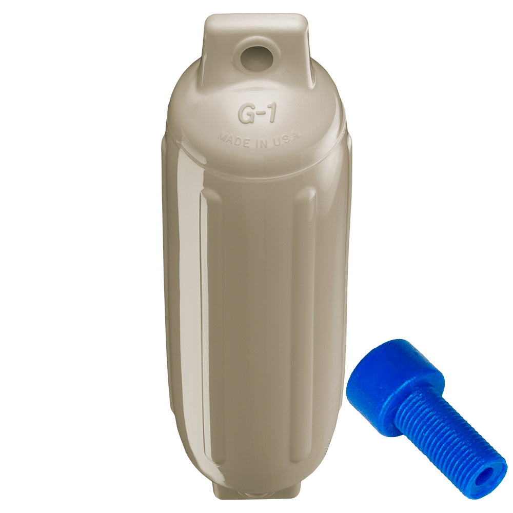 Polyform G1 Twin Eye Fender 35 x 128  Sand wAdapter G1 SAND WAIR ADAPTER