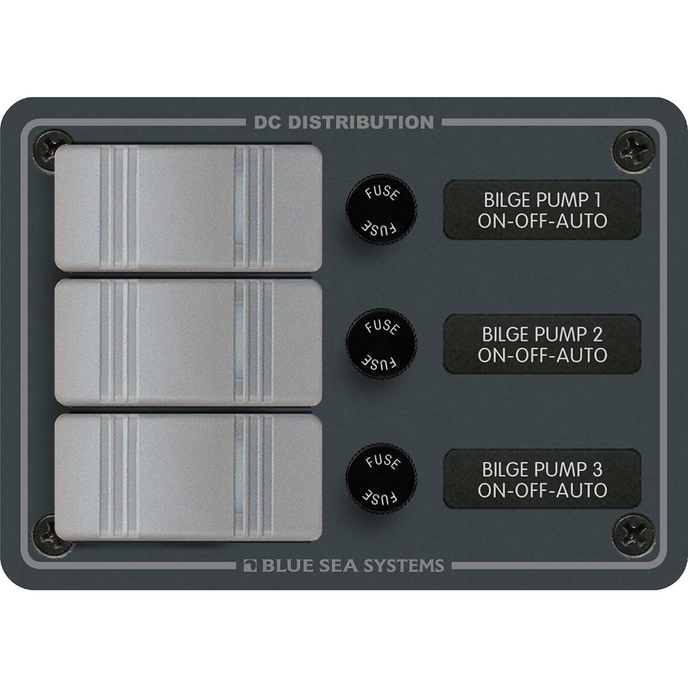 Blue Sea 8665 Contura 3 Bilge Pump Control Panel 8665