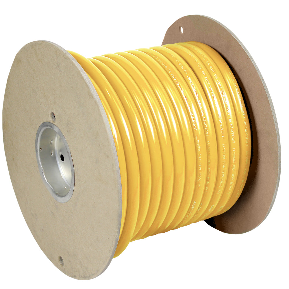 Pacer Yellow 6 AWG Battery Cable  100 WUL6YL100