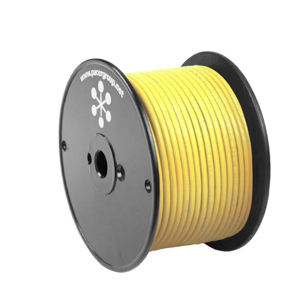 Pacer Yellow 12 AWG Primary Wire  100  WUL12YL100
