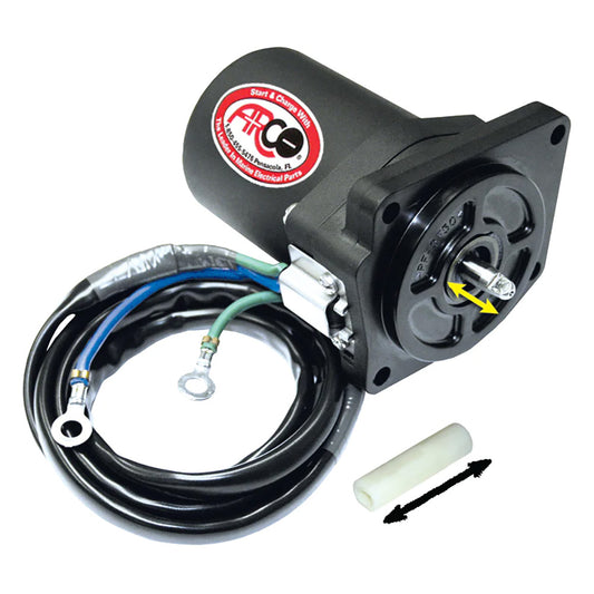 ARCO Marine Replacement Outboard Tilt Trim Motor  Yamaha4 Bolt 58 Flat Blade Shaft 6258