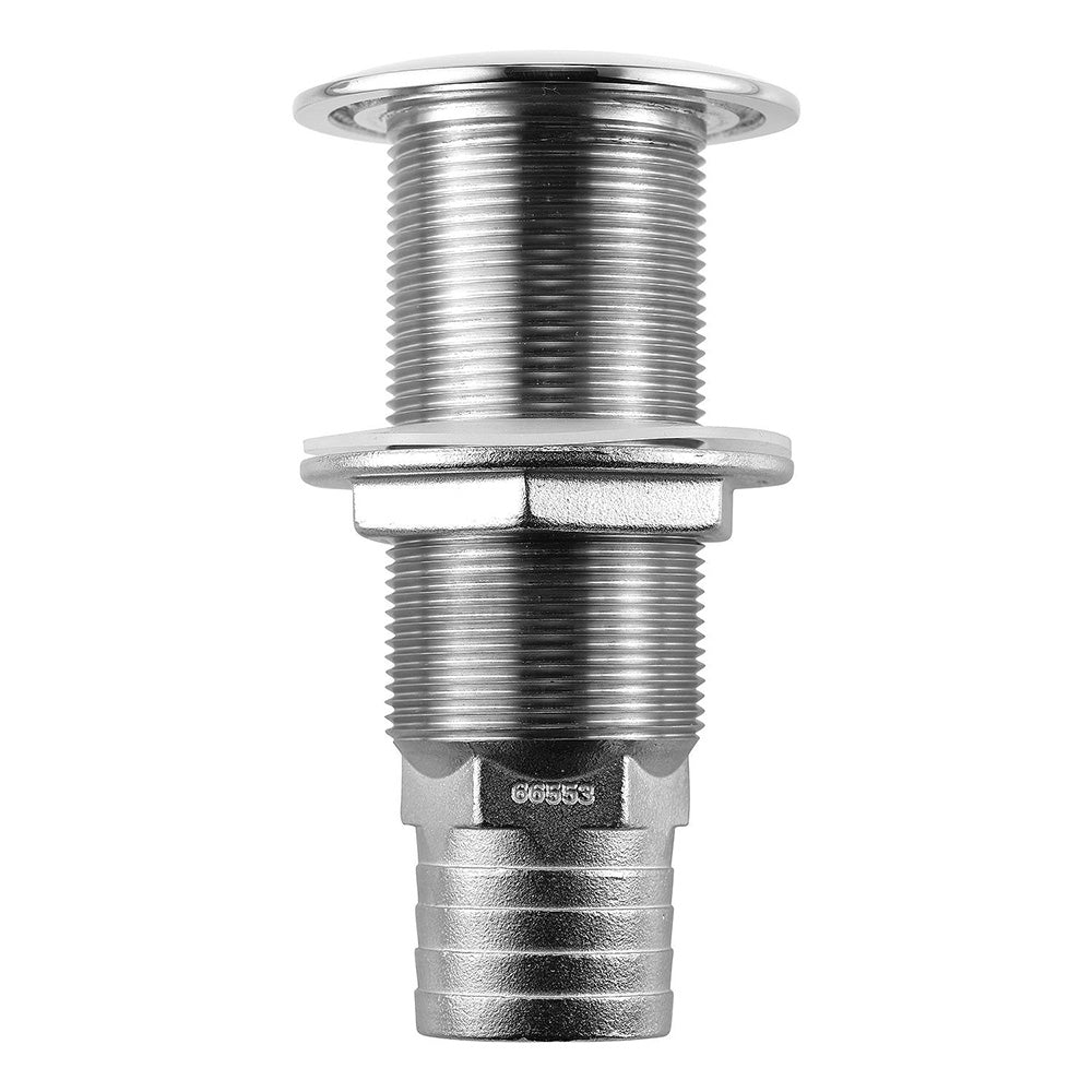 Attwood Stainless Steel Scupper Valve Barbed  112 Hose Size 665533