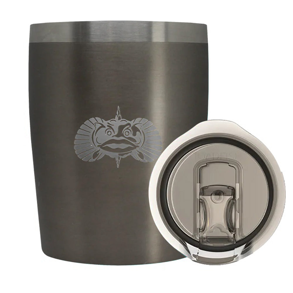 Toadfish NonTipping 10oz Rocks Tumbler  Graphite 1077