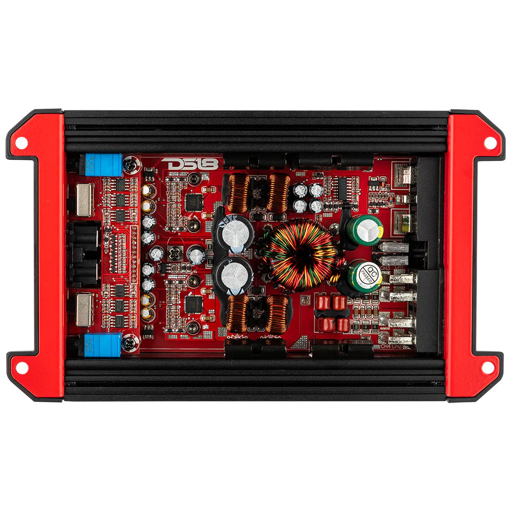 DS18 Audio G10004D FullRange Class D 4Channel Amplifier  1000W G10004D