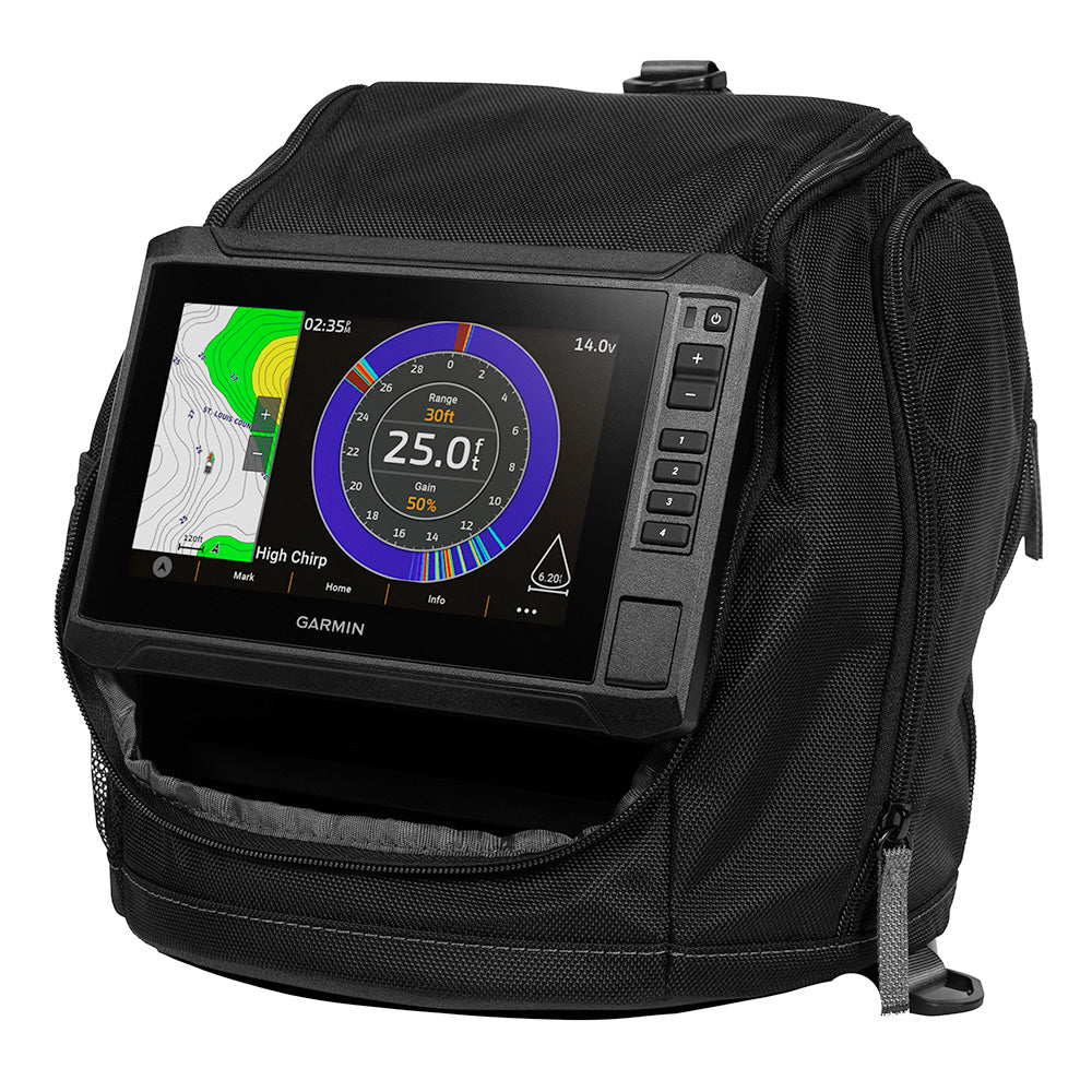 Garmin ECHOMAP UHD2 7 sv Ice Fishing Bundle wECHOMAP UHD2 73sv  GT10HNIF Transducer 0100268435