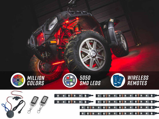 LEDGlow ATV Advanced Million Color LED Lighting Kit