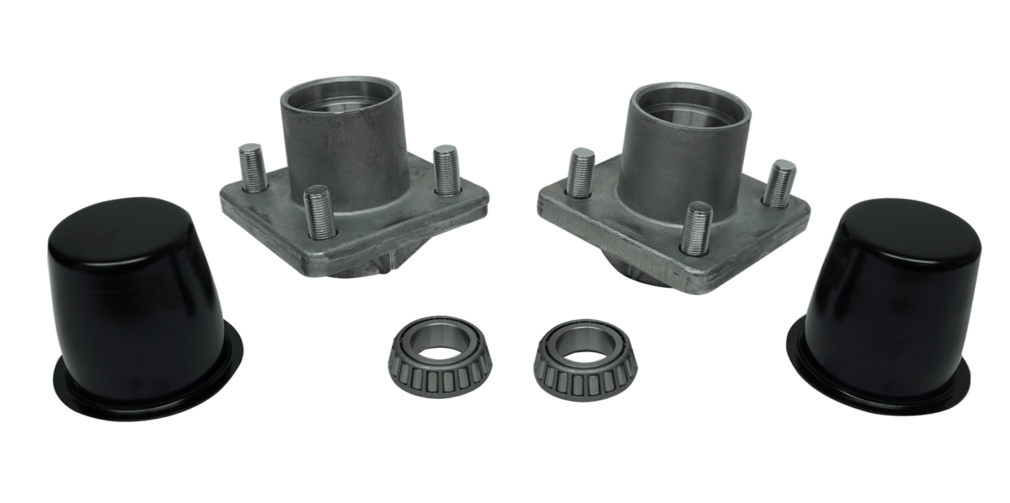 STEELENG  SGC Front Wheel Hub Kit w/Bearing Seals for EZGO TXT