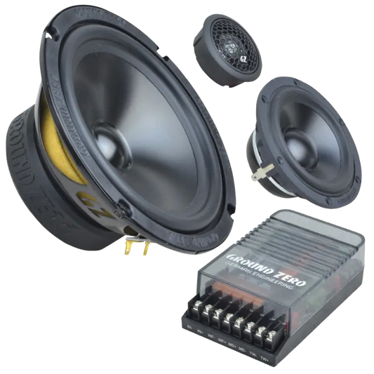 Ground Zero Radioactive 6.5″ 3-way SQ component speaker system