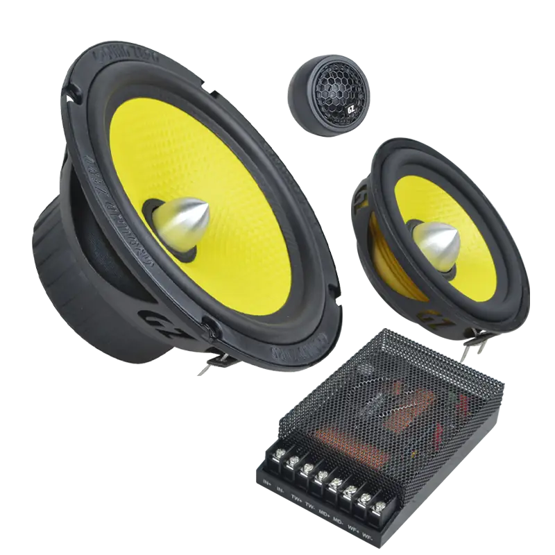 Ground Zero Titanium Series 6.5″ 3-way SQ component speaker system