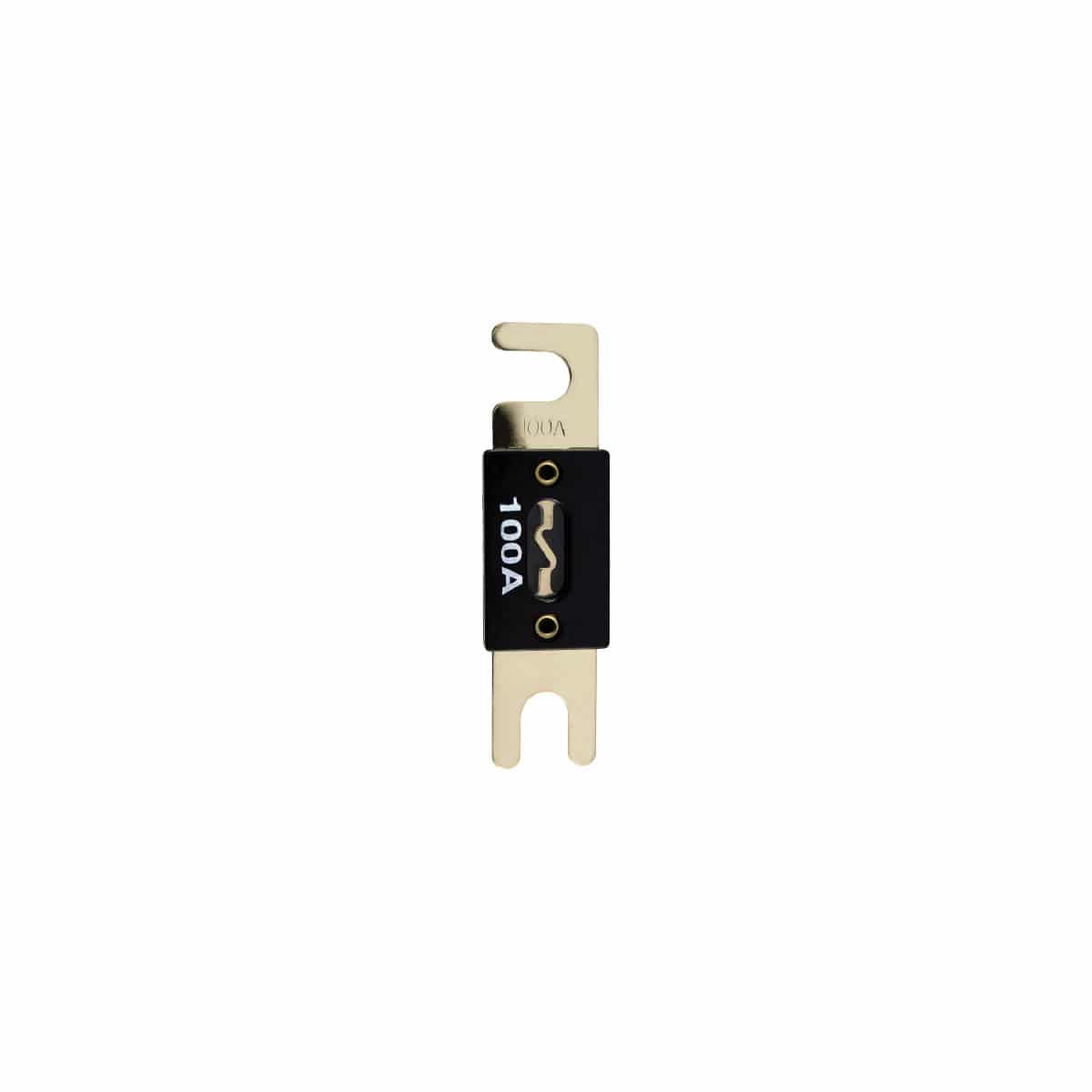DB Link single ANL fuse with gold connectors, designed for high-current electronic applications and automotive electrical systems.