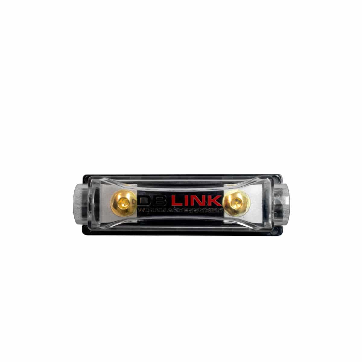 DB Link single ANL fuse holder for automotive and electronic applications, shown from a top view.