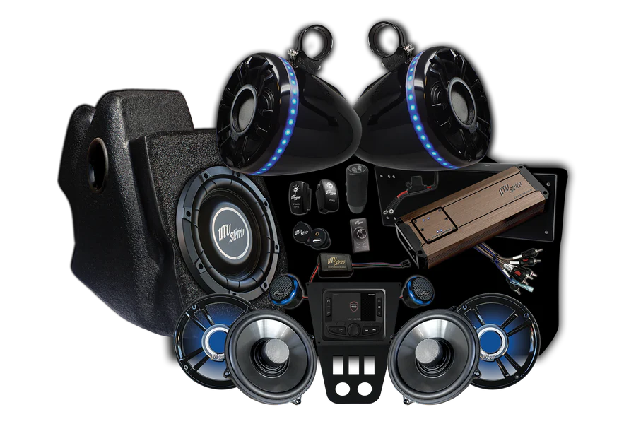 UTV Stereo Elite Series Stage 6 1600 Watt Stereo Kit | Polaris RZR