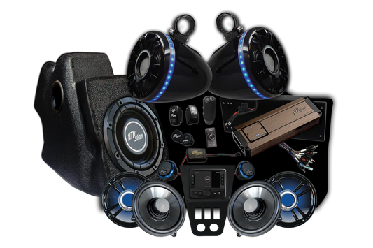 UTV Stereo Elite Series Stage 6 1600 Watt Stereo Kit | Polaris RZR