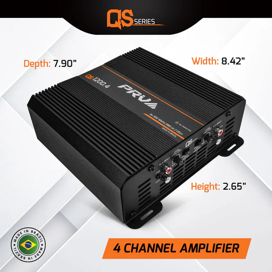 PRV Audio - PRV 4 X 310 Watts QS1200.4 Amplifier