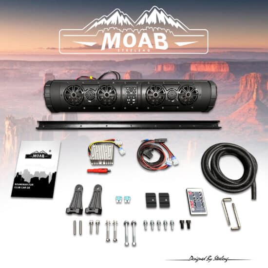 MOAB DX800 500W Bluetooth LED Soundbar for Golf Carts
