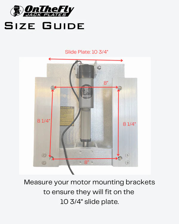 OnTheFly Standard Electric Jack Plate (up to to 40hp)