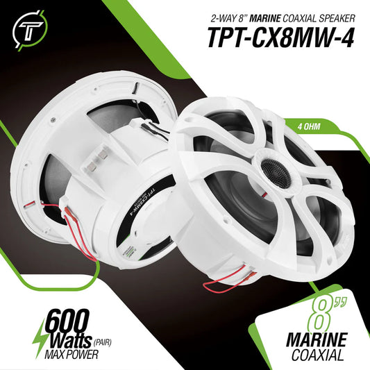 PRV Audio - 8" Marine Grade 2-Way Coaxial (Pair)