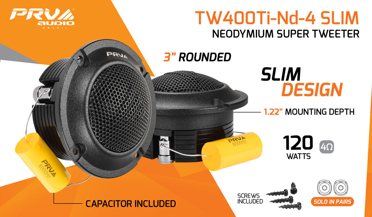 PRV Audio - Shallow Neodymium Tweeter (Pair)