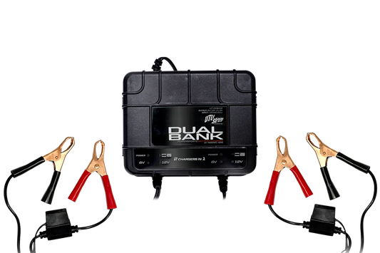 UTV Stereo Dual-Bank Battery Charger / Maintainer