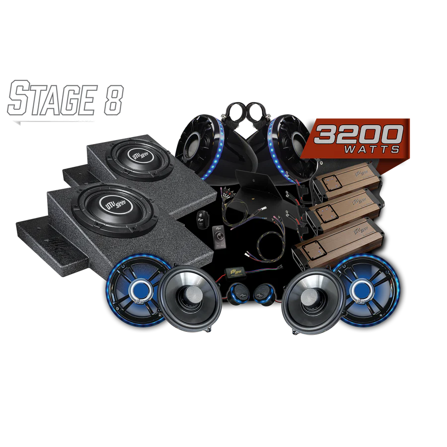UTV Stereo Elite Series Stage 8 3200 WattStereo Kit | Can-Am® Maveric R