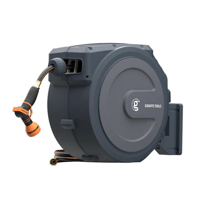Giraffe Tools Retractable Garden Hose Reel-1/2in 100ft