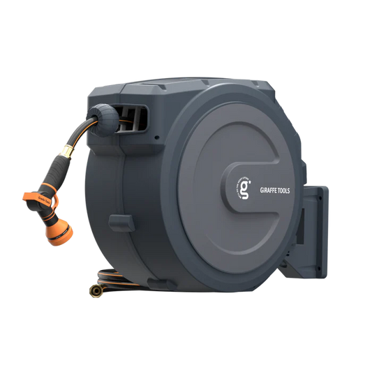 Giraffe Tools Retractable Garden Hose Reel-1/2in 130ft