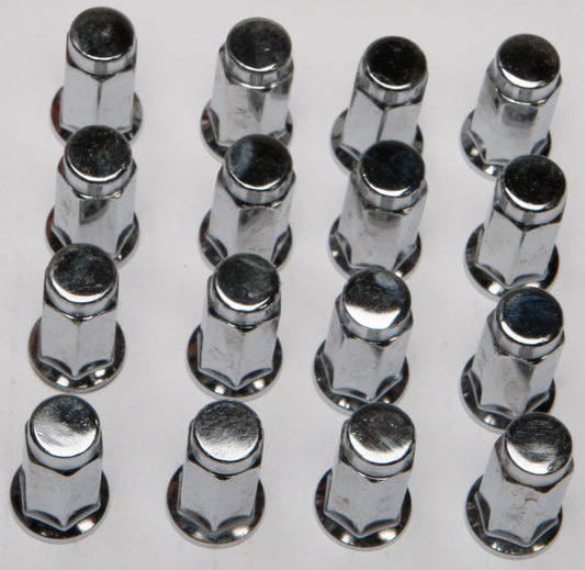 Lug Nuts Polaris ITP 16/PK 3/8"-24 Flat Base Chrome