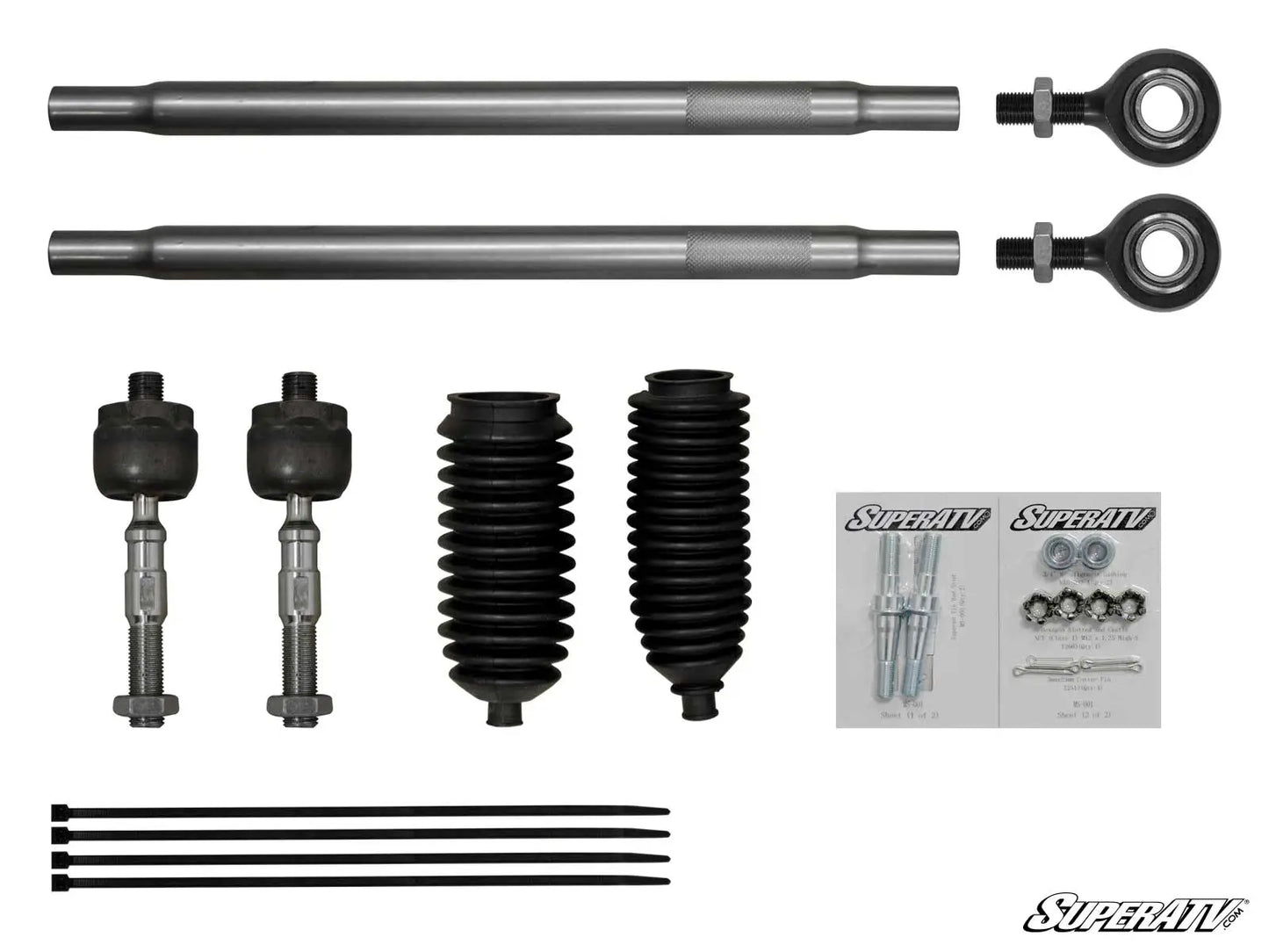 SuperATV  Heavy-Duty Tie Rod Kit- RZR XP Turbo